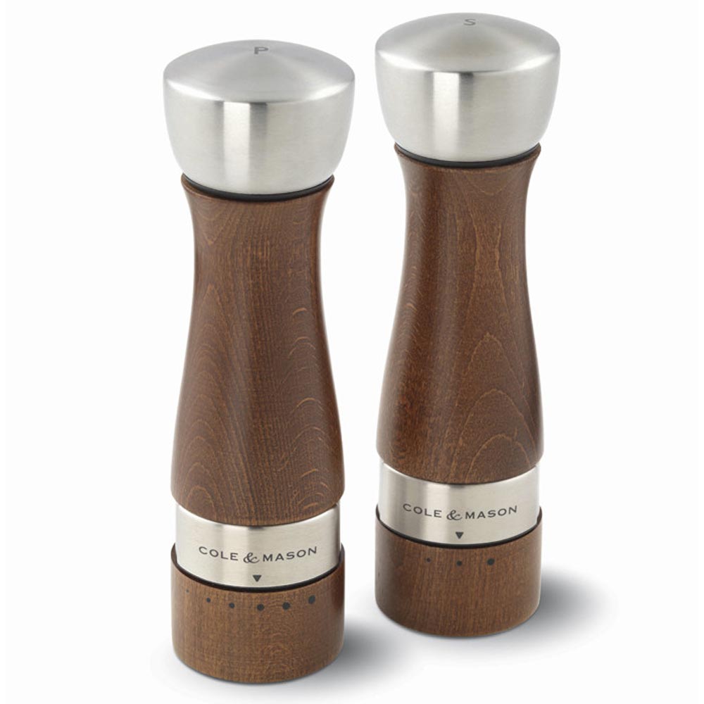 Benicci Premium Salt and Pepper Grinder Set of 2 - Two Refillable