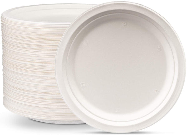 Comfy Package 100% Compostable Heavy-Duty Plates