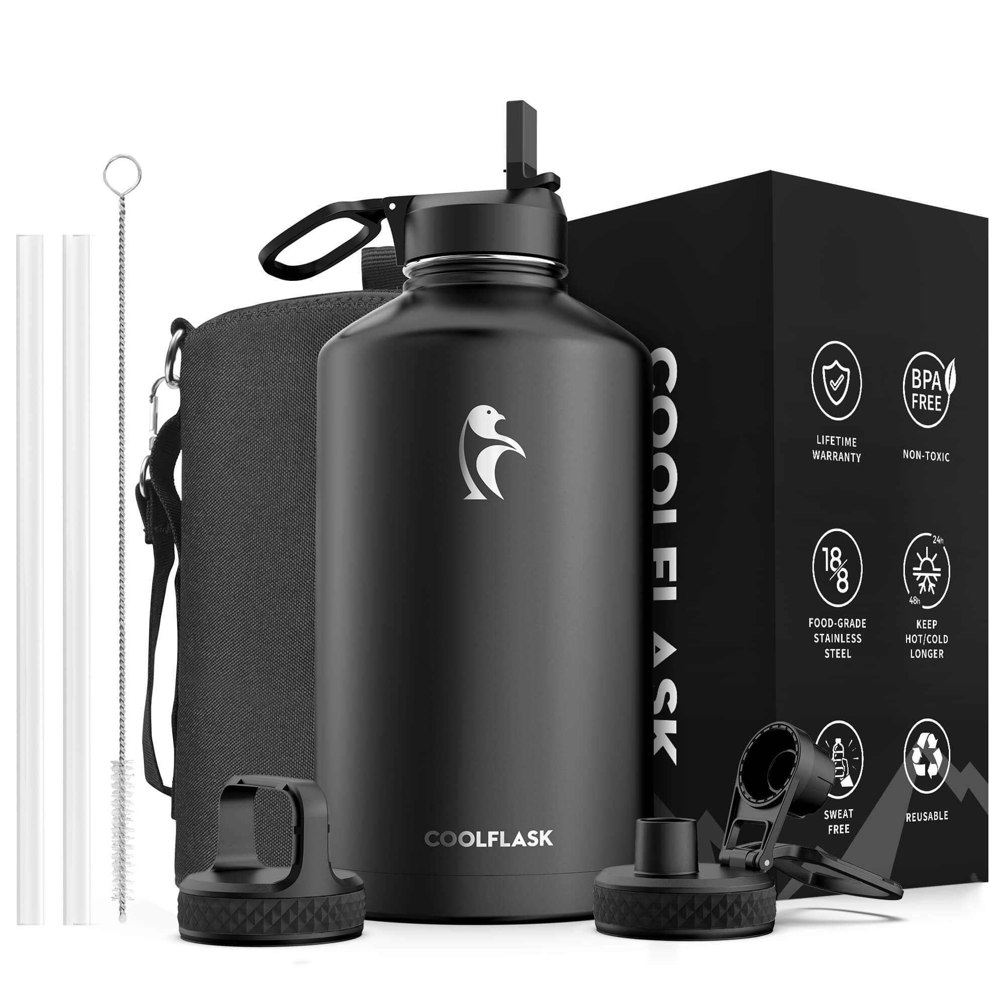 Coolflask Insulated Gallon Water Jug