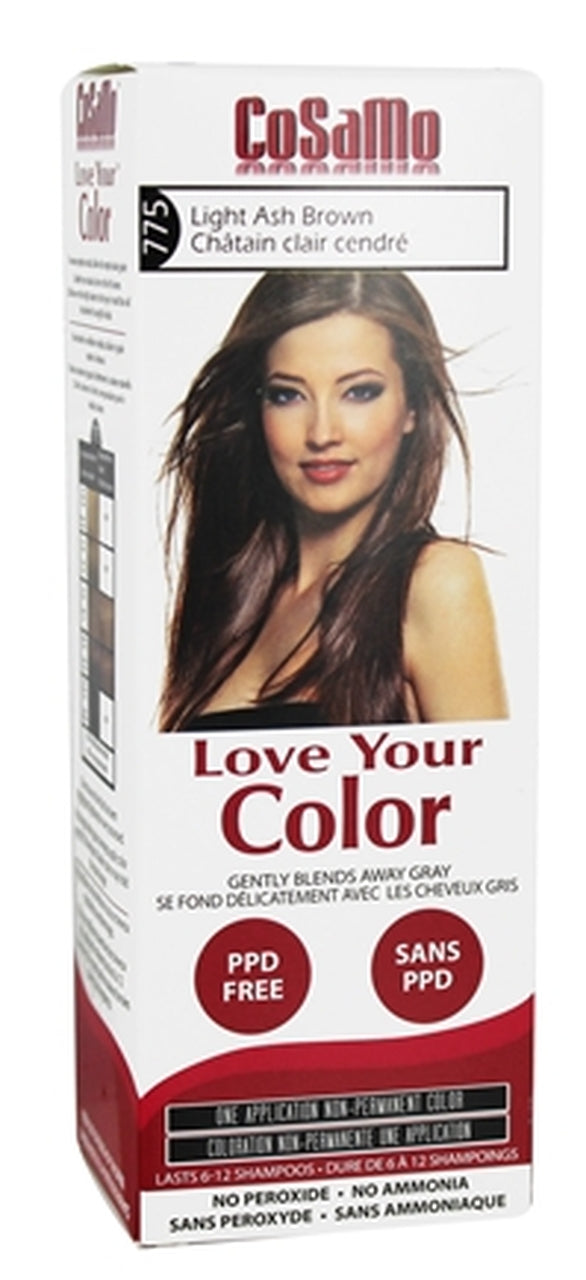 CoSaMo Love You Color Hair Color 775 Light Ash Brown