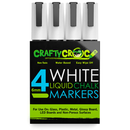 Crafty Croc White Liquid Chalk Markers