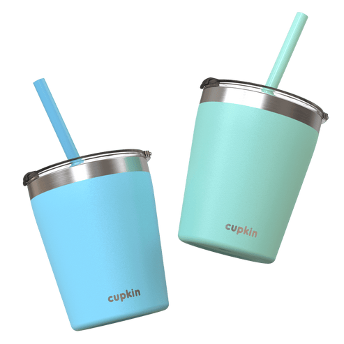 Cupkin Stackable Stainless Steel Kids Tumblers With Lids