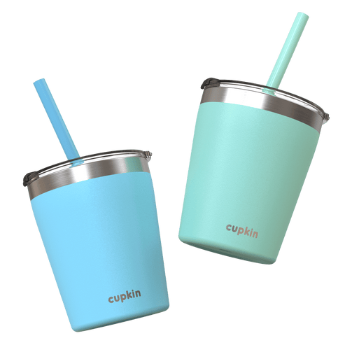 Cupkin Stackable Stainless Steel Kids Tumblers With Lids