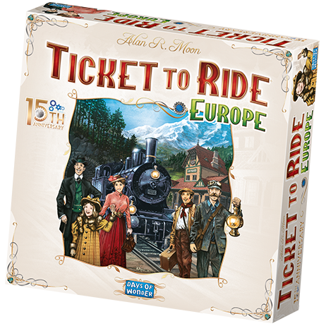 Days Of Wonder Ticket To Ride Europe Board Game