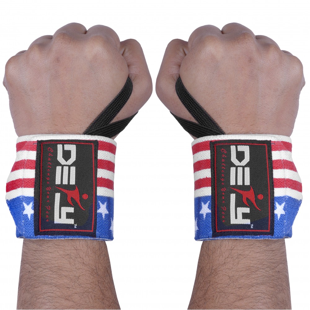 DEFY Fitness Wrist Wraps 18″ Professional With Thumb Loops