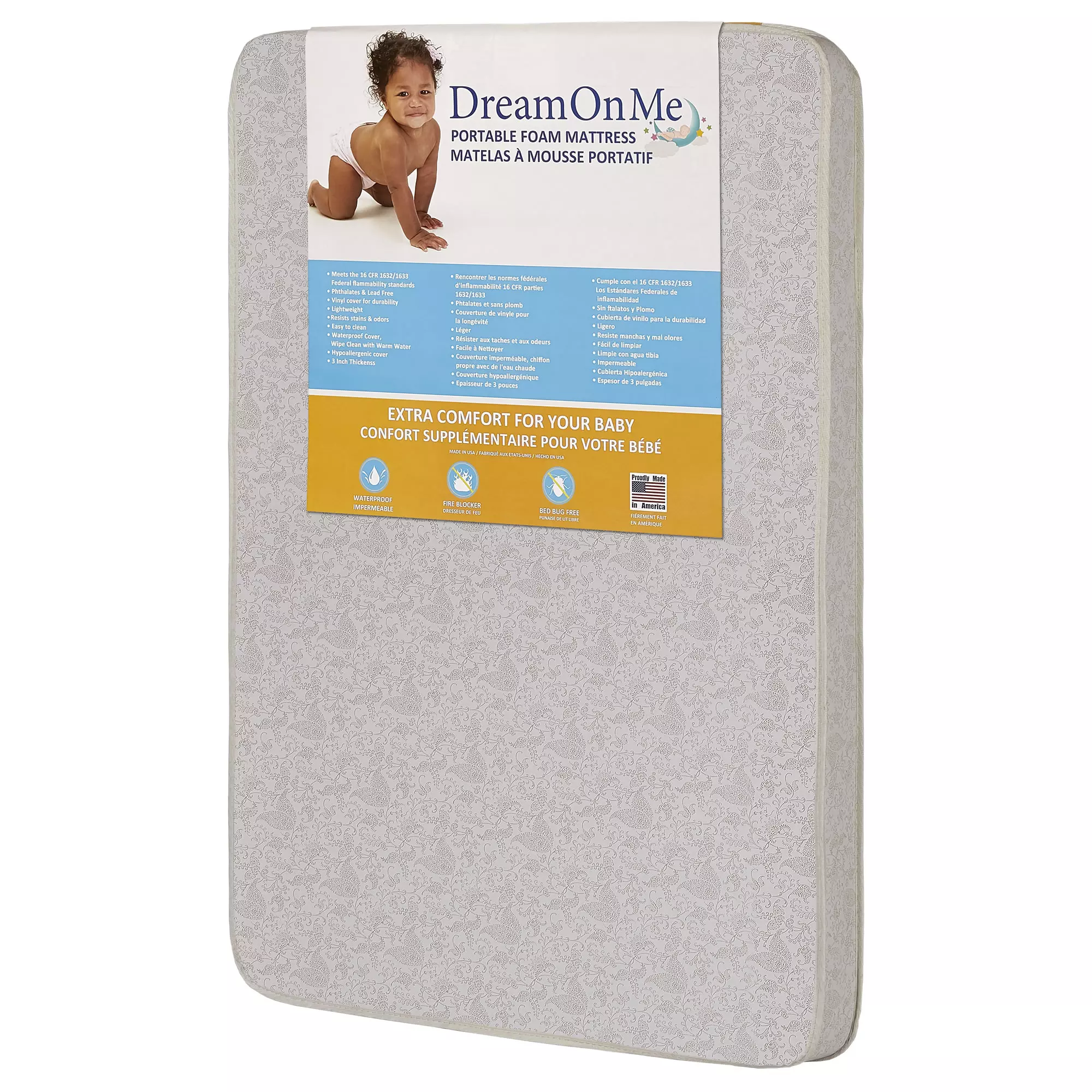 Dream On Me Portable Foam Mattress