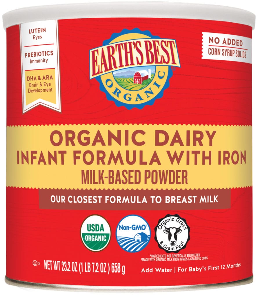 Earth’s Best Organic Dairy Infant Powder Formula