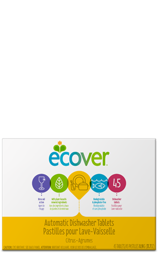Ecover Automatic Dishwasher Soap Tablets, Citrus
