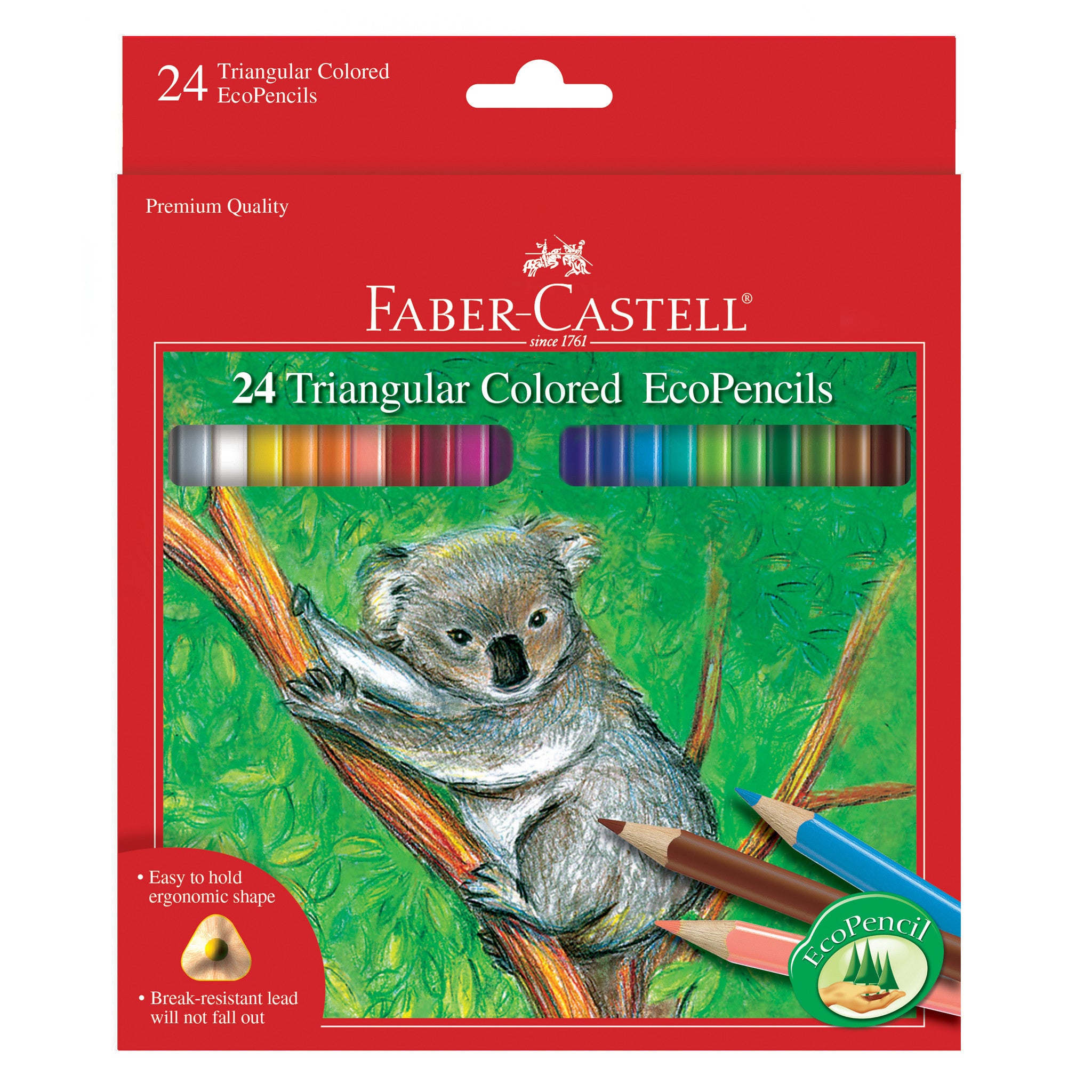 Faber-Castell Triangular Colored EcoPencils