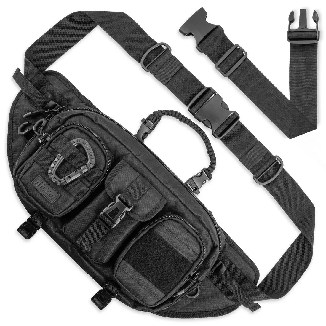 Fitdom Large Tactical Sling Bag