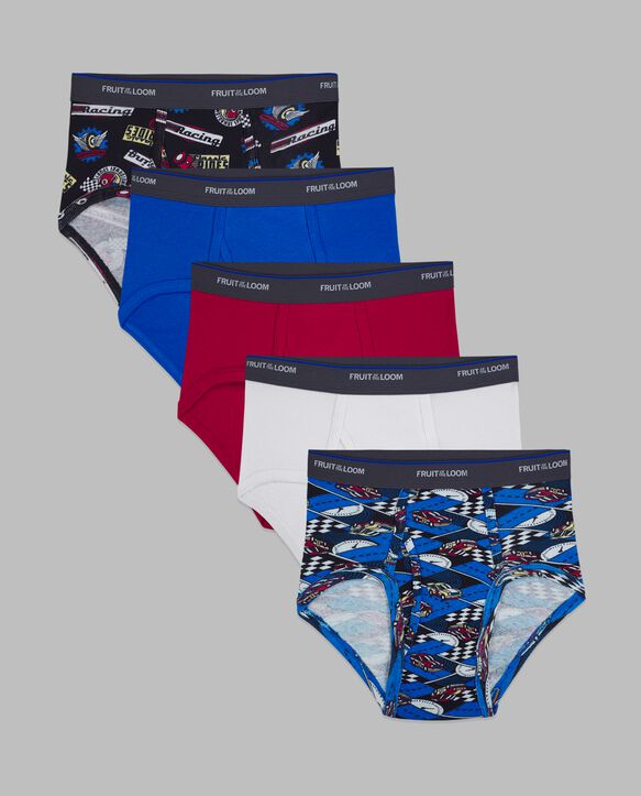 Fruit Of The Loom Boys Tag Free Cotton Briefs