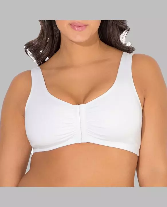 Fruit Of The Loom Front Closure Cotton Bra