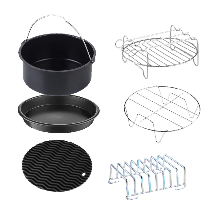 Gowise USA Standard Six -Piece Air Fryer Accessory Kit