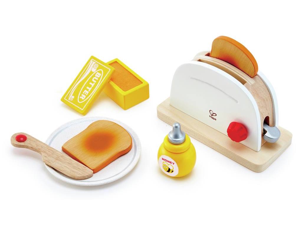 Hape Pop Up Toaster Wooden Play Kitchen Set