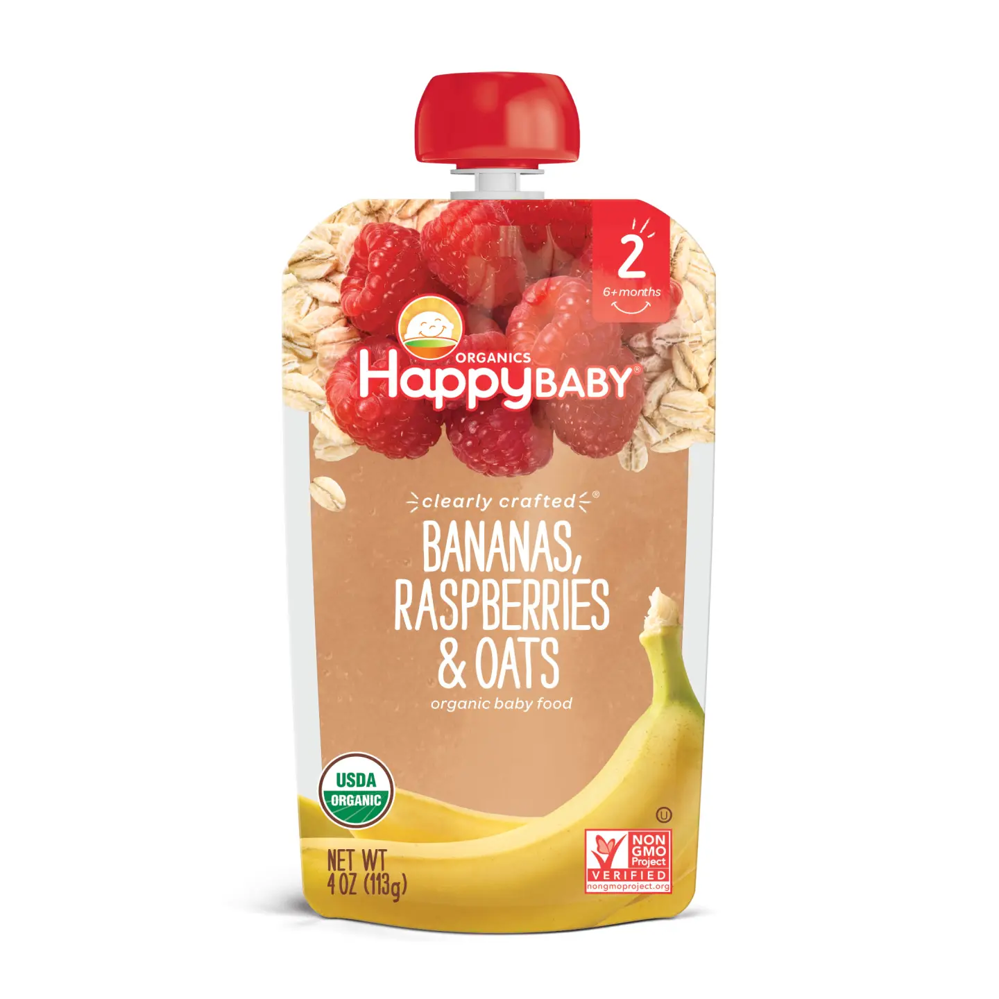 Happy Baby Organics Clearly Crafted Stage 2 Baby Food