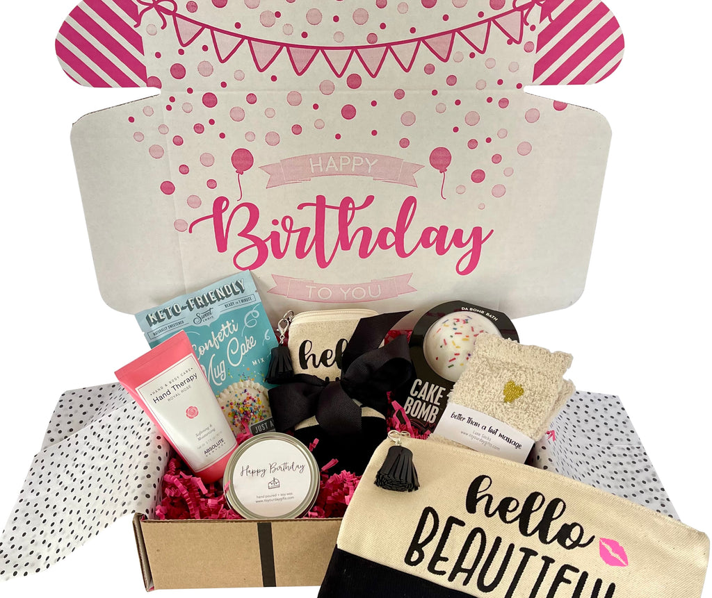 Hey, It’s Your Day! Gift Box Co. Relaxing Spa Birthday Gift Basket