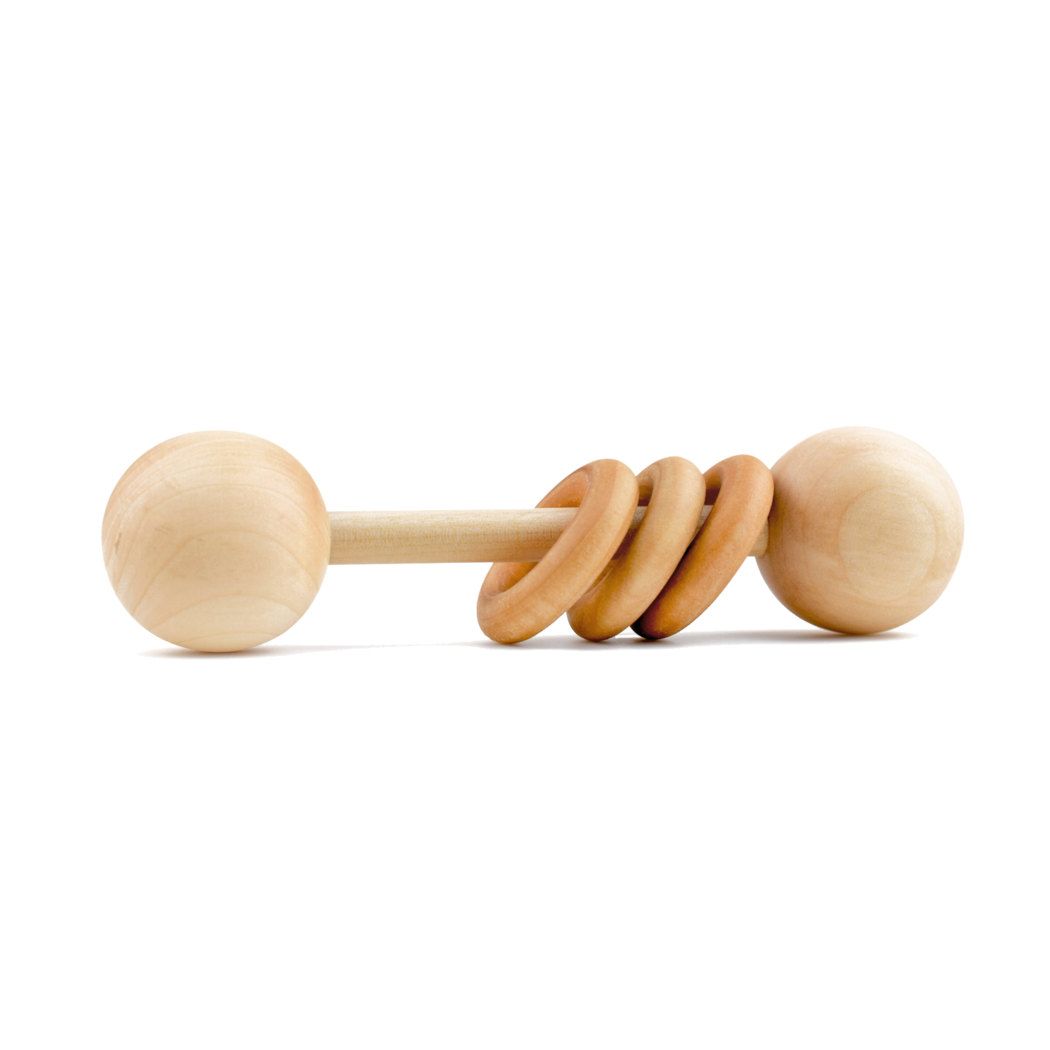 Homi Baby Organic Wood Baby Rattle 