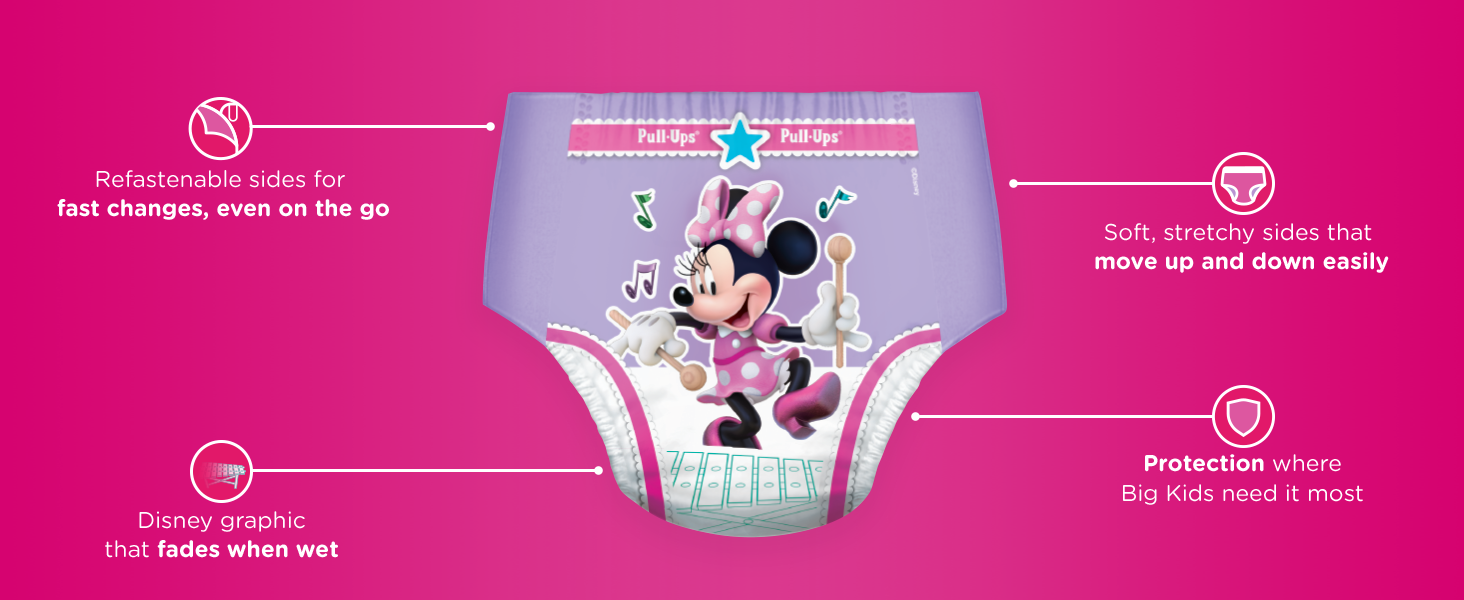 Huggies Pull-Ups Training Pants with Learning Designs for Girls