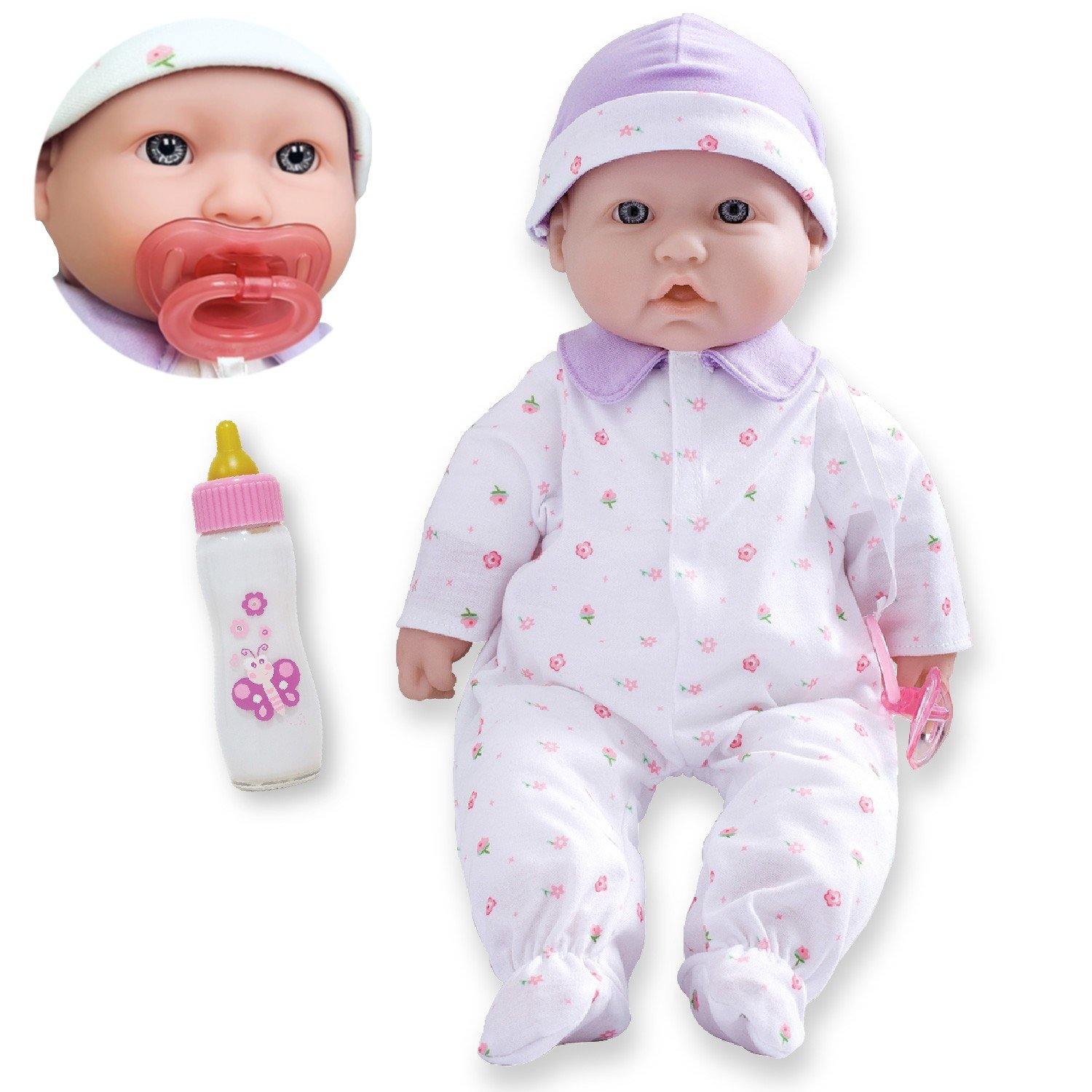 JC Toys Caucasian 16-inch Medium Soft Body Baby Doll