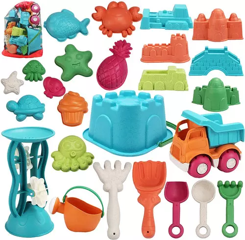 JOYIN 20 Pieces Beach Sand Toys Set Models