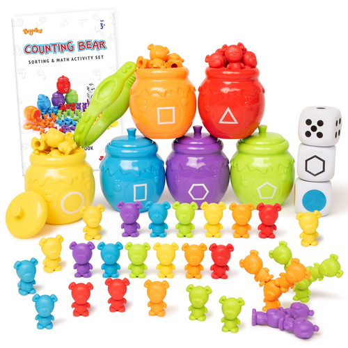 JoyIn Play-Act Counting Sorting Bears Toy Set with Matching Sorting Cups