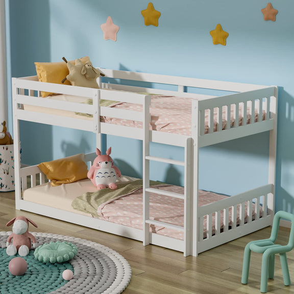 Joymor 2-In-1 Convertible Twin Bunk Bed