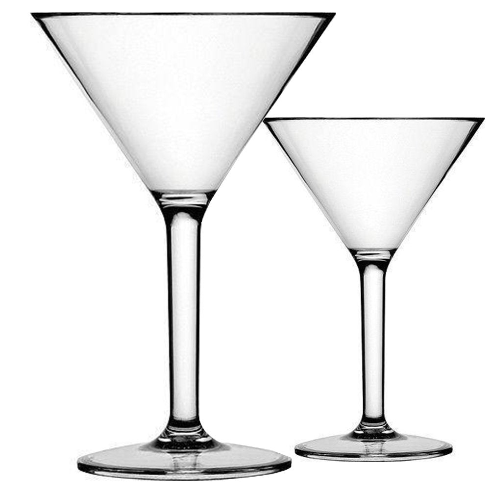 K Basix Unbreakable Martini Glasses