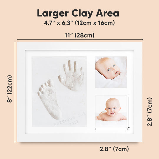 KeaBabies Baby Handprint Footprint Keepsake Kit