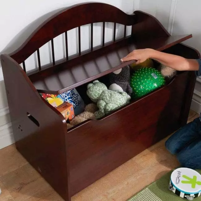 KidKraft Wooden Toy Box And Bench