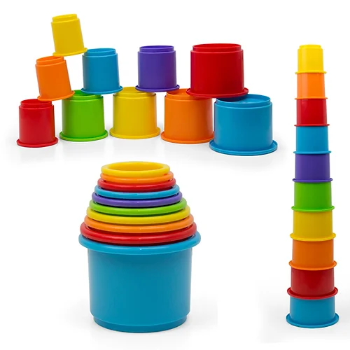 KidsthrillcRainbow Nesting & Stacking Cups