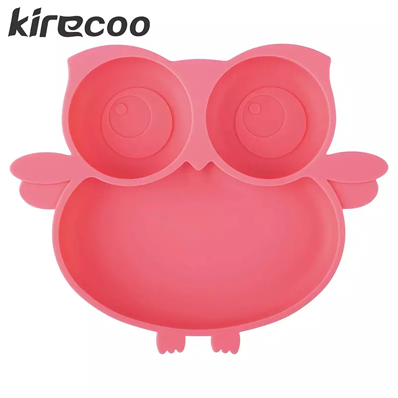 Kirecoo Owl Suction Silicone Plate