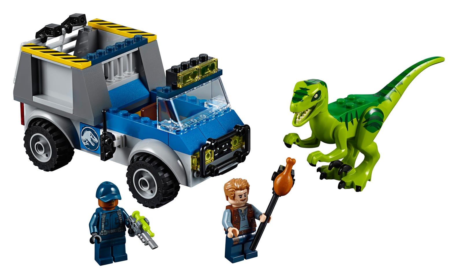 LEGO Juniors/4+ Jurassic World Raptor Rescue Truck 10757 Building Kit (85 Pieces) (Discontinued by Manufacturer)
