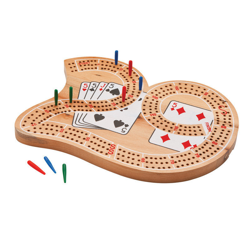 Mainstreet Classics Wooden “29” Cribbage Board Game Set