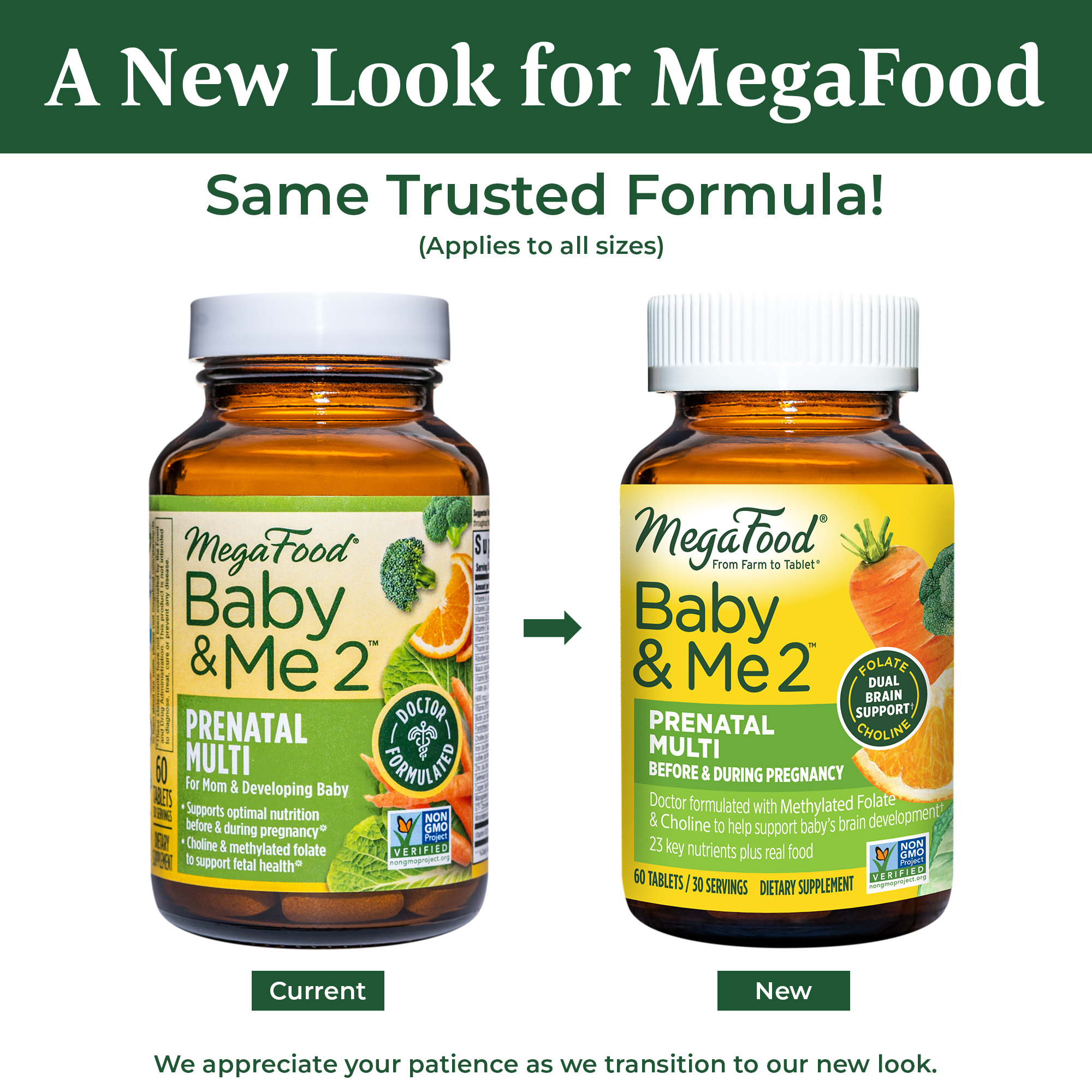 Megafood Baby & Me 2 Prenatal Vitamins