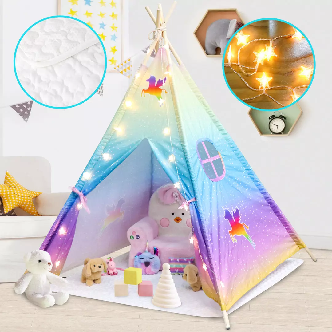 Meland Unicorn Teepee Play Tent