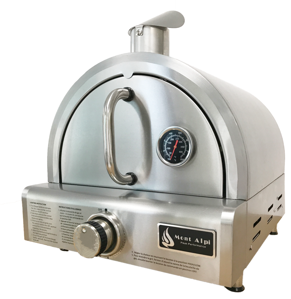 Mont Alpi MAPZ-SS Table Top Gas Pizza Oven
