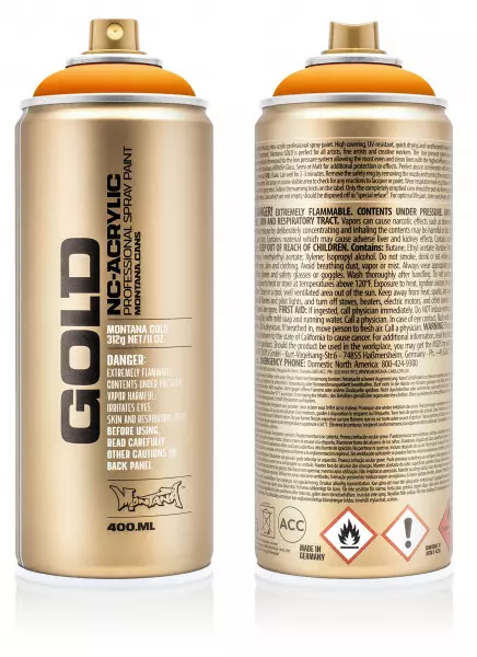 Montana Cans NC-Acrylic Effect Spray – Gold Matte