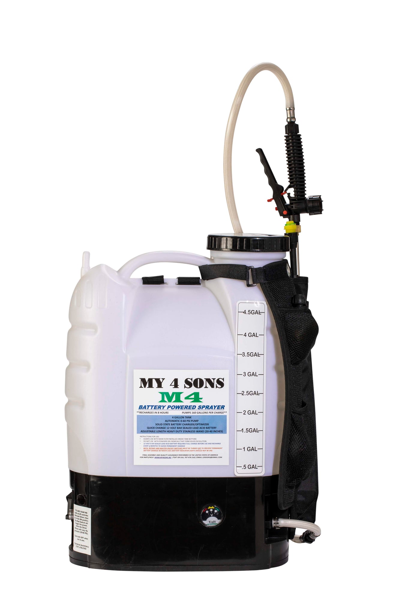 MY 4 SONS M4 Automatic Battery-Powered Backpack Sprayer