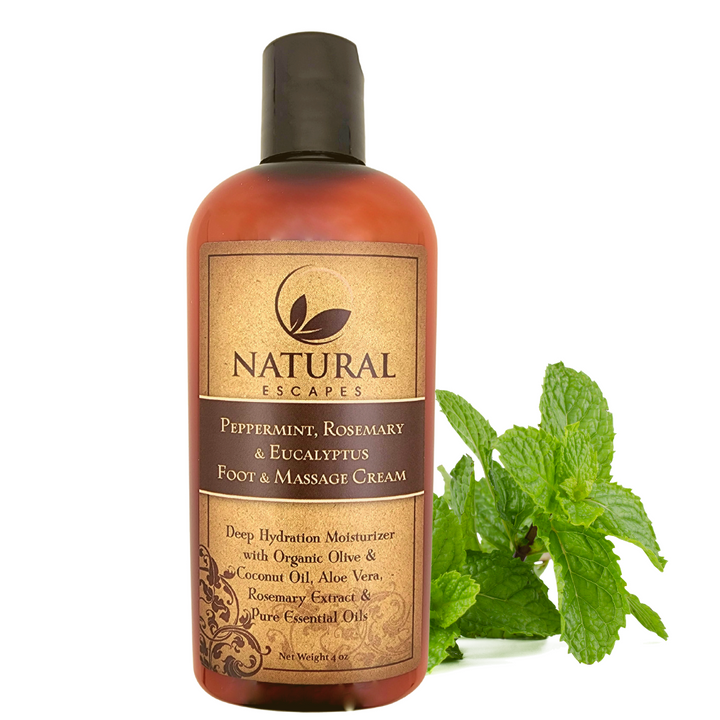 Natural Escapes Peppermint, Rosemary & Eucalyptus Massage & Foot Cream