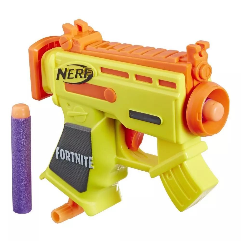 NERF Fortnite Micro AR-L Microshots Dart-Firing Toy Blaster