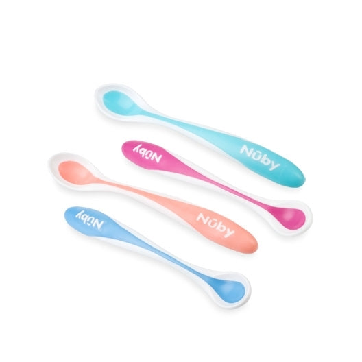 Giggley Baby Spoons Self Feeding 6+ Months, Baby Spoons and Forks