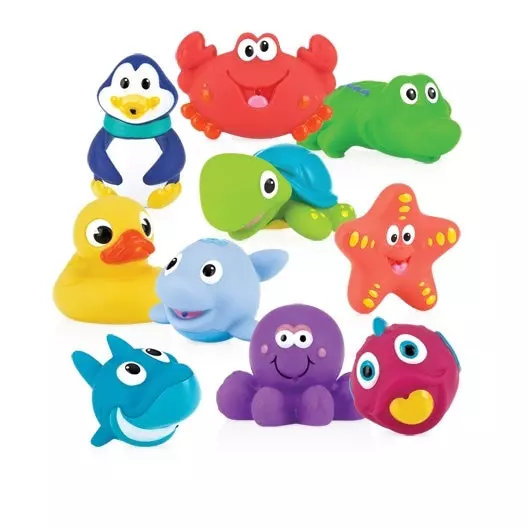 Nuby Little Squirts Fun Bath Toys