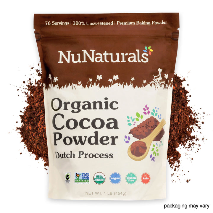 NuNaturals Premium Organic Cocoa Dutch Process Powder