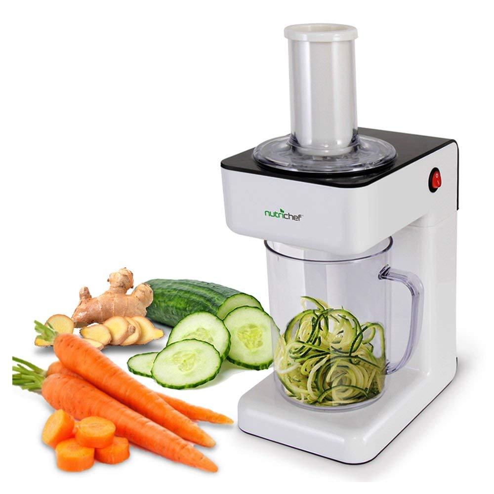 Nutrichef Store 3-in-1 Electric Food Spiralizer