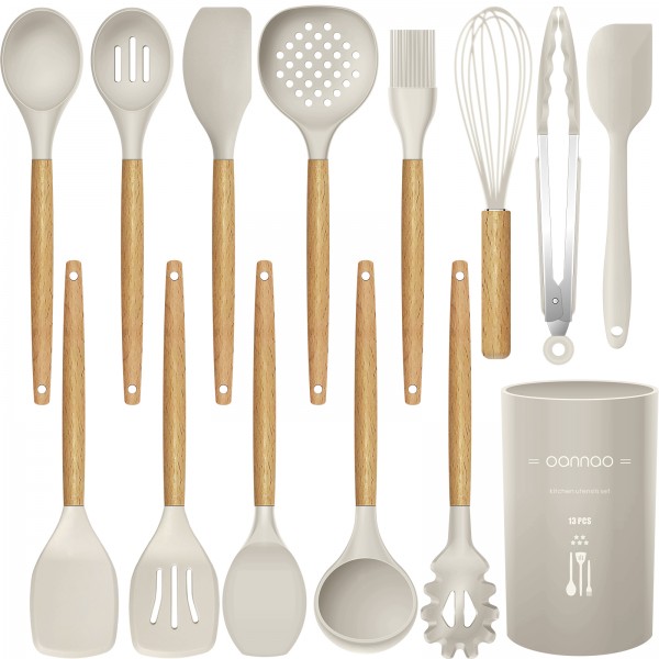 Oannao Silicone Cooking Utensils Set