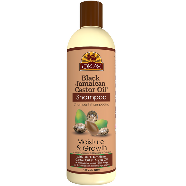 Okay Black Jamaican Castor Oil Moisture Growth Leave-In Conditioner