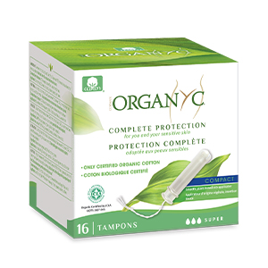 Organyc Complete Protection Organic Cotton Tampons