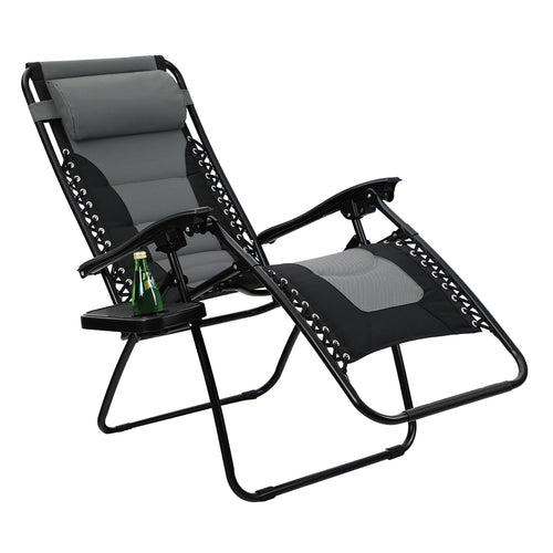 PHI VILLA Padded Zero Gravity Lounge Chair