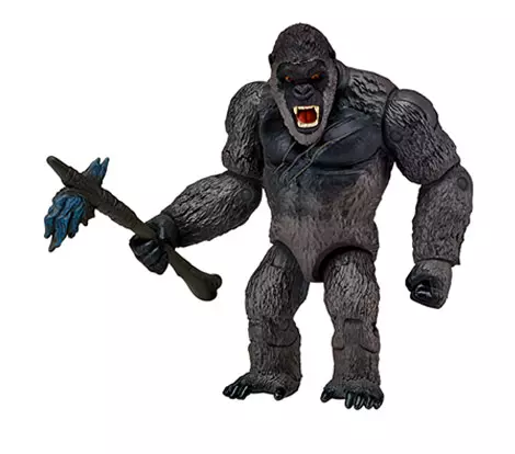 PlayMates Godzilla Versus Kong Toy With Battle Axe