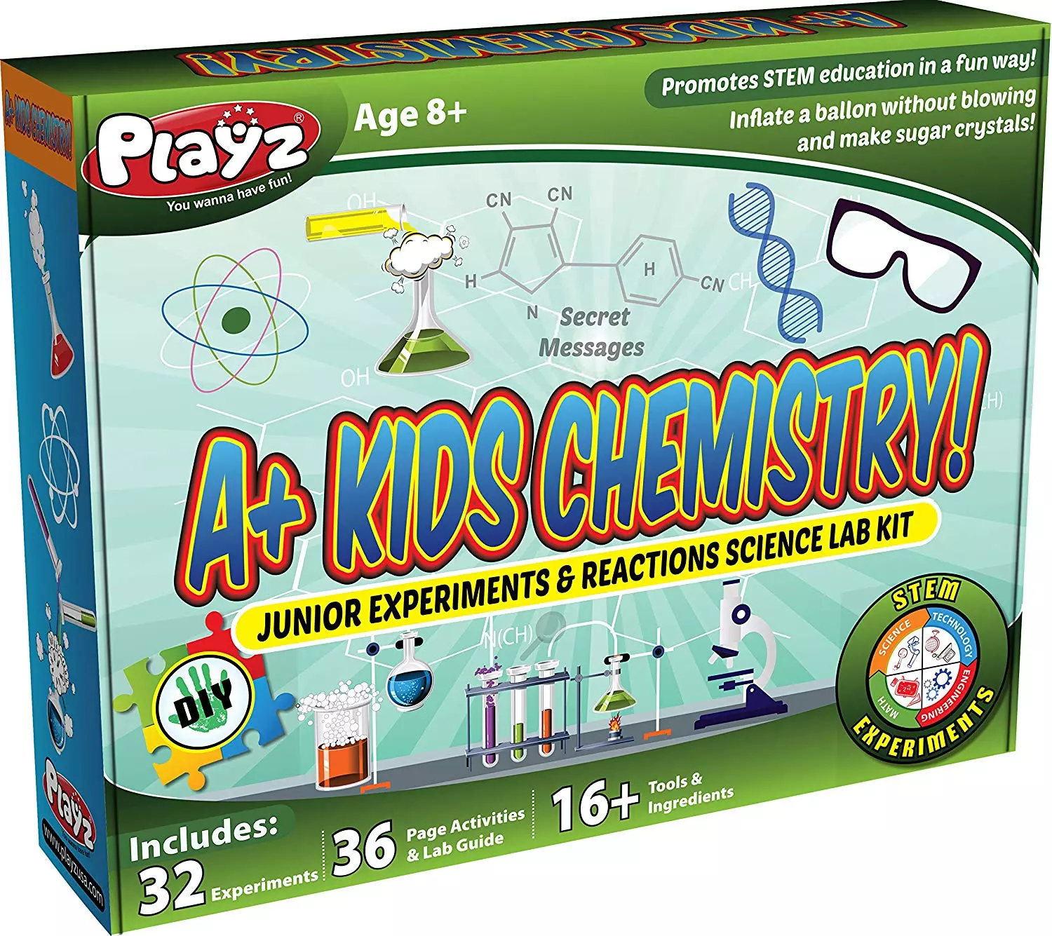 Playz A+ Kids Chemistry Science Lab Kit